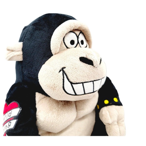 Dan Dee Smiling Gorilla w/ Wild Thing Tattoo 2011 Plush Stuffed Animal 15" - Picture 3 of 8